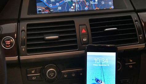 Relocated the magnetic phone holder in my BMW X5 35d | My Desultory Blog