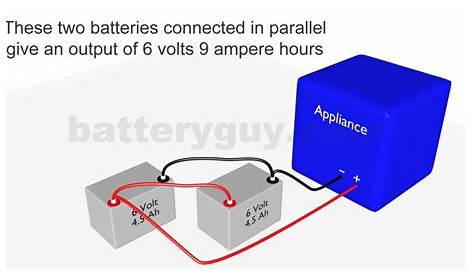 two batteries connected in parallel