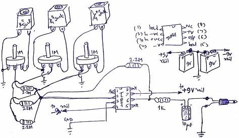 mic and line mixer circuit diagram