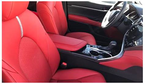Toyota Camry 2021 Red Interior