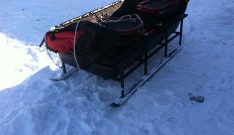 Home built portable fish house sled! | roughfish.com