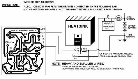 hho generator circuit diagram