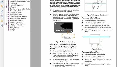 Yale Forklift Class 3 Service Manuals_Updated [07.2021] Electric Motor