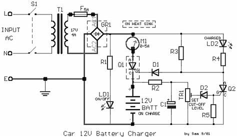charger circuit diagram 12v