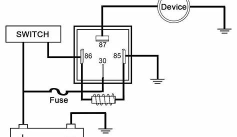 12v 30a Relay 4 Pin Wiring Diagram - Wiring Technology