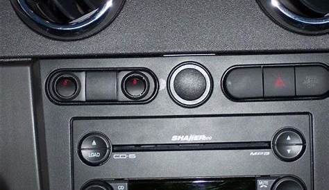 how to remove radio from 2005 mustang