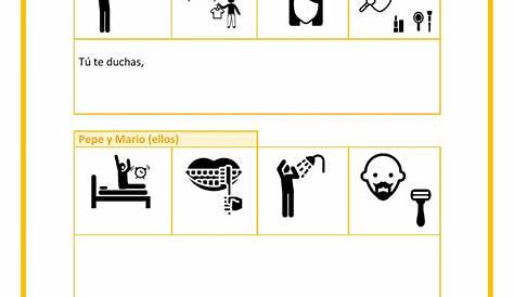Los verbos reflexivos - Interactive worksheet