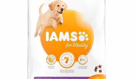 iams puppy large breed food chart