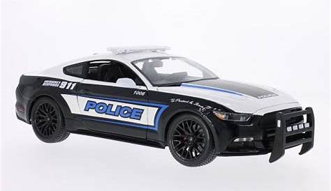 Diecast model cars Ford Mustang 1/18 Maisto GT Police 2015 - Alldiecast