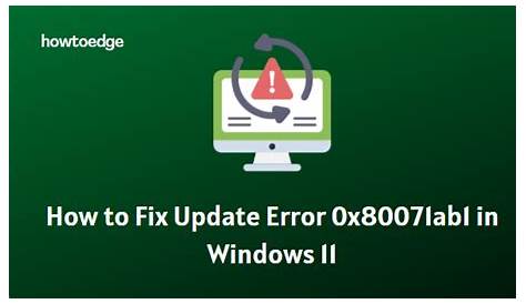 How to Fix Update Error 0x80071ab1 in Windows 11