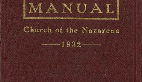 Manual Church Of The Nazarene Pdf