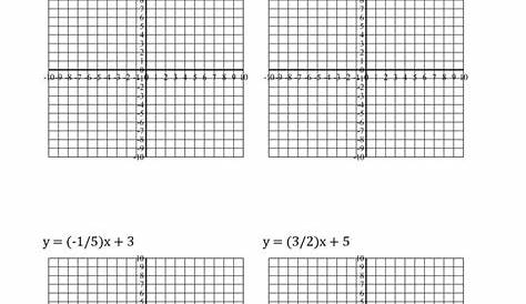 graphing linear equations worksheet kuta