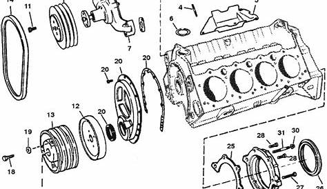 gmc 350 engine diagram