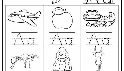 24 Printable Alphabet Letter Sounds Worksheets. Preschool-KDG | Etsy