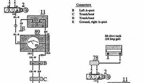 volvo 740 tail light wiring diagram