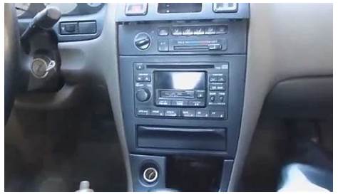 1995-1999 Nissan Maxima Radio Removal - YouTube