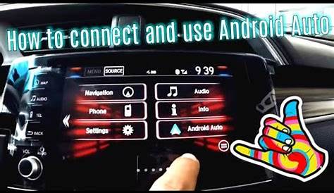 How to connect and use Android Auto Honda Civic - YouTube