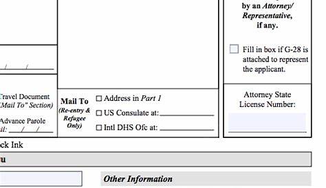 I131 Advance Parole Document - Free Documents