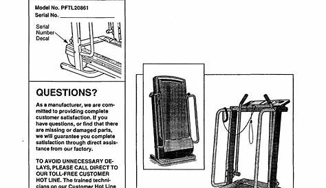 pro form 725 user manual