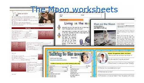 moon talk worksheet