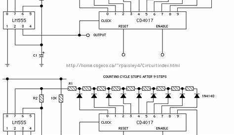 555 Timer Circuits | Circuit diagram, Circuit, Timer