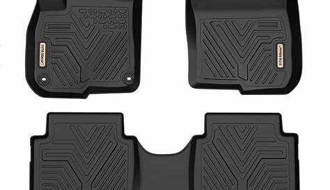 For 2017-2021 Honda CRV Floor Mats Liner Black TPE Rubber All Weather