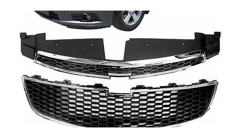 For 2011-2014 CHEVY CRUZE Front Bumper Upper & Lower Grilles 2PC Set