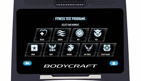 bodycraft t1000 16 touchscreen treadmill owner's manual