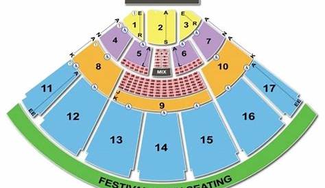 8 Photos Midflorida Credit Union Amphitheatre Seating Chart With Seat