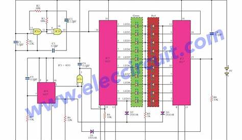 running led display circuit diagram