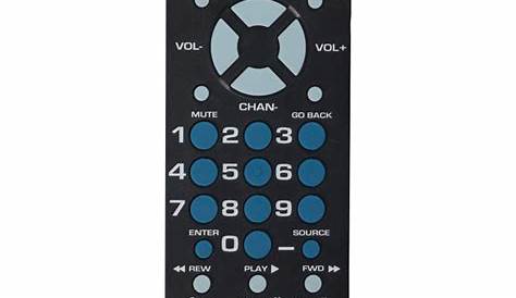 RCA RCR504BR 4-Device Palm-Sized Universal Remote - Walmart.com