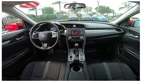 2017 Honda Civic LX Interior - YouTube