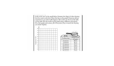 graphing worksheet physical science