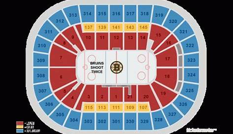 hockey td garden seating chart with seat numbers