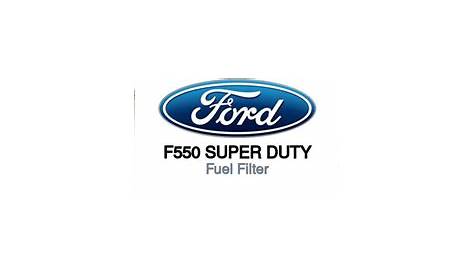 2001 ford f550 fuel filter location