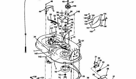 Craftsman Lt1000 Riding Mower Parts Diagram | Reviewmotors.co