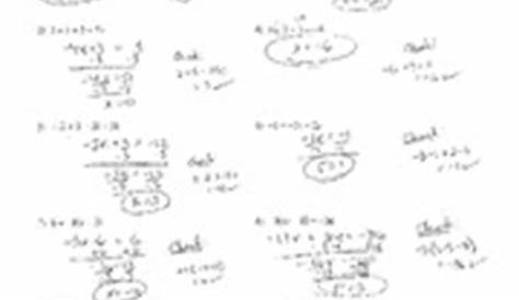 15 Best Images of Linear Equation Algebra 1 Worksheets - Math Algebra