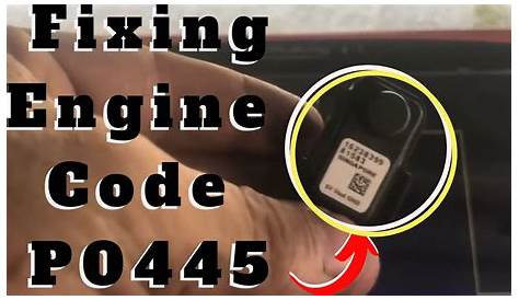 Fixing engine code P0455 - YouTube