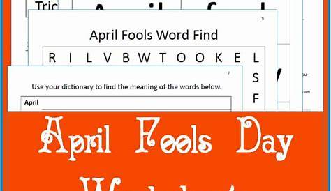 april fools day writing worksheet printable