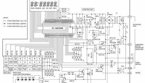 Electro help: Sharp R 3C59 Microwave oven – circuit diagram – Wiring