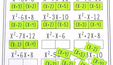 9th Grade Factoring Polynomials Worksheet With Answers – Kidsworksheetfun