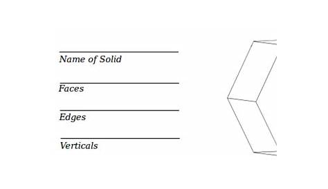 Geometry Worksheets for Describing Polyhedra 3 | Geometry Worksheets Org