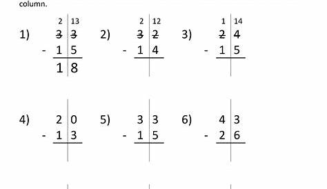 first grade math subtraction worksheets