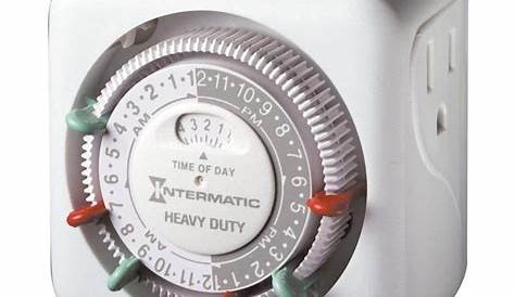 Intermatic 15 Amp Heavy Duty Indoor Plug-In Dial Timer-TN311 - The Home