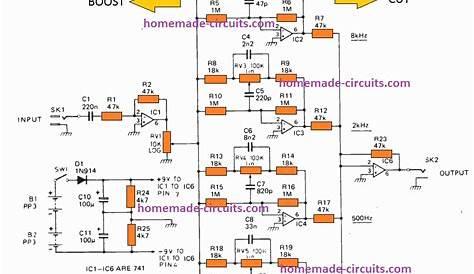 graphic equalizer circuit diagram
