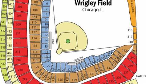 Wrigley Field Seating Chart, Views and Reviews | Chicago Cubs