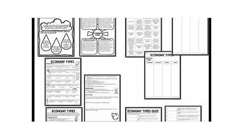 government and the economy worksheets