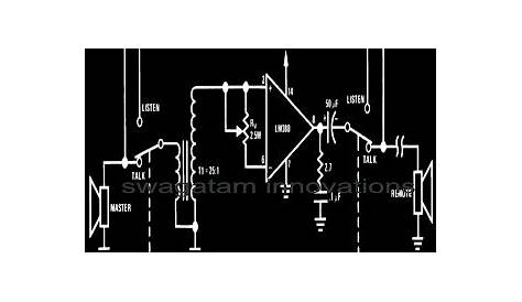 4 way intercom circuit diagram