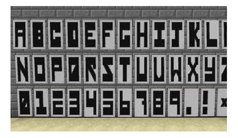 how to make letters on banners in minecraft