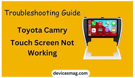 2014 toyota camry touch screen replacement